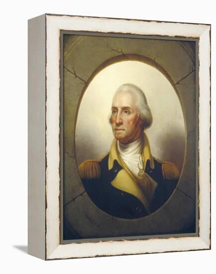 George Washington, C.1850-Rembrandt Peale-Framed Premier Image Canvas