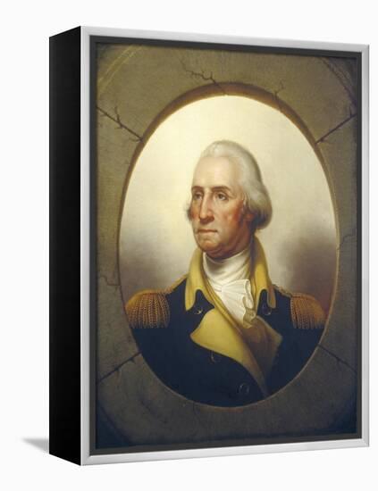 George Washington, C.1850-Rembrandt Peale-Framed Premier Image Canvas