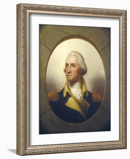 George Washington, C.1850-Rembrandt Peale-Framed Giclee Print