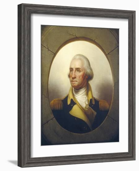 George Washington, C.1850-Rembrandt Peale-Framed Giclee Print