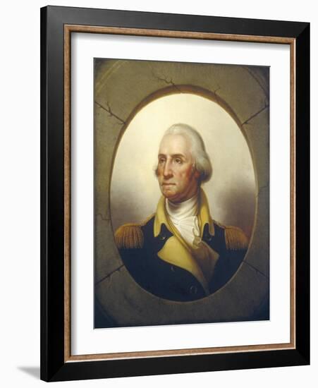 George Washington, C.1850-Rembrandt Peale-Framed Giclee Print