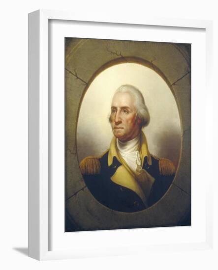 George Washington, C.1850-Rembrandt Peale-Framed Giclee Print