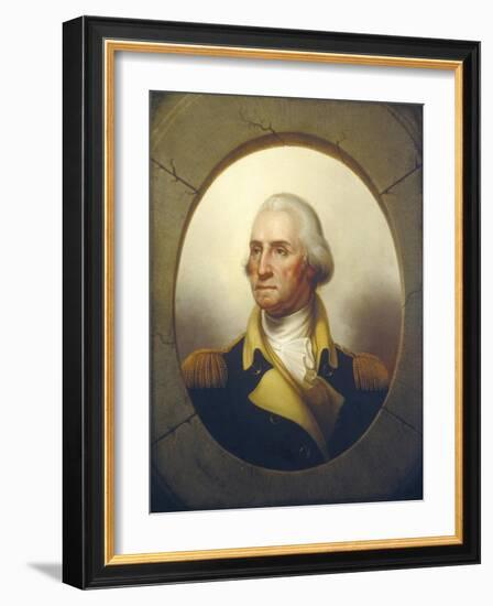 George Washington, C.1850-Rembrandt Peale-Framed Giclee Print