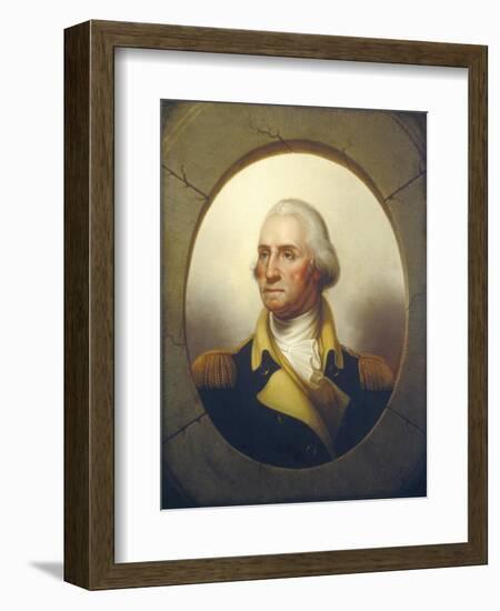 George Washington, C.1850-Rembrandt Peale-Framed Giclee Print