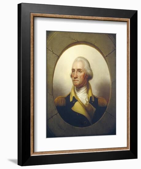 George Washington, C.1850-Rembrandt Peale-Framed Giclee Print