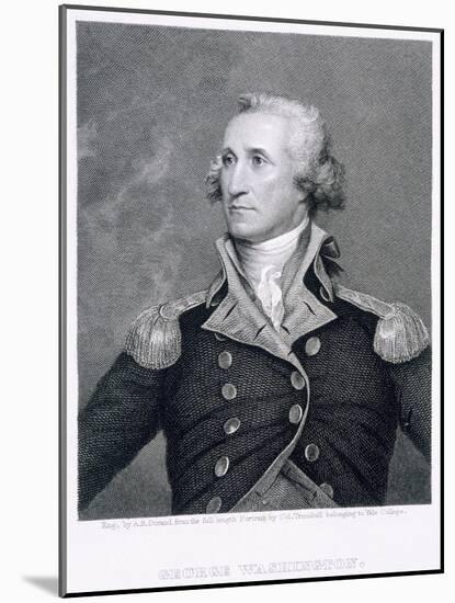 George Washington, engraved by Asher Brown Durand-John Trumbull-Mounted Giclee Print