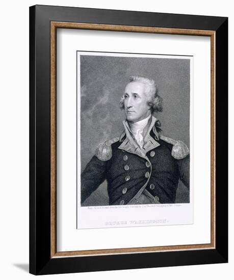 George Washington, engraved by Asher Brown Durand-John Trumbull-Framed Giclee Print