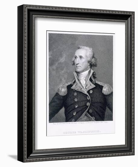 George Washington, engraved by Asher Brown Durand-John Trumbull-Framed Giclee Print