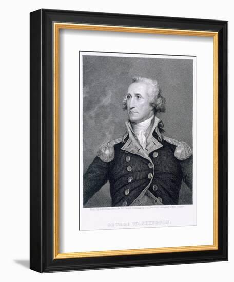 George Washington, engraved by Asher Brown Durand-John Trumbull-Framed Giclee Print