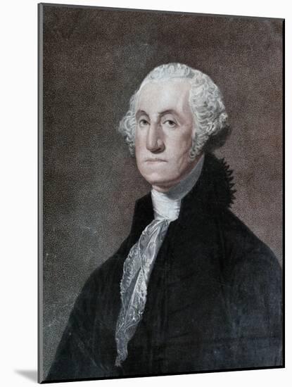 George Washington, First President of the United States, C1798-William Nutter-Mounted Giclee Print