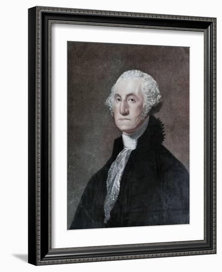 George Washington, First President of the United States, C1798-William Nutter-Framed Giclee Print