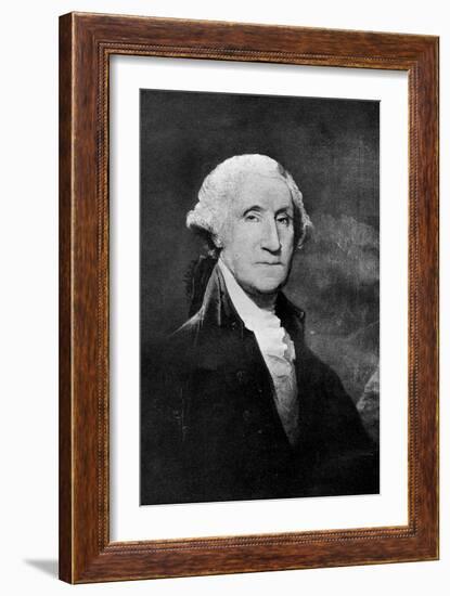 George Washington, First President of the United States-Gilbert Stuart-Framed Giclee Print