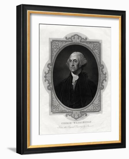 George Washington, First President of United States, 1877-Gilbert Stuart-Framed Giclee Print