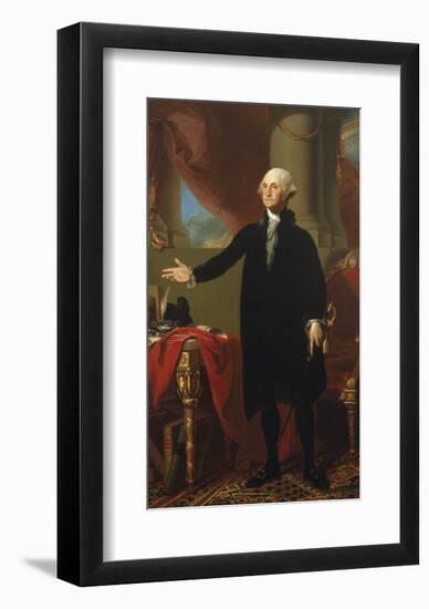 George Washington (Lansdowne Portrait), 1796-Gilbert Stuart-Framed Art Print