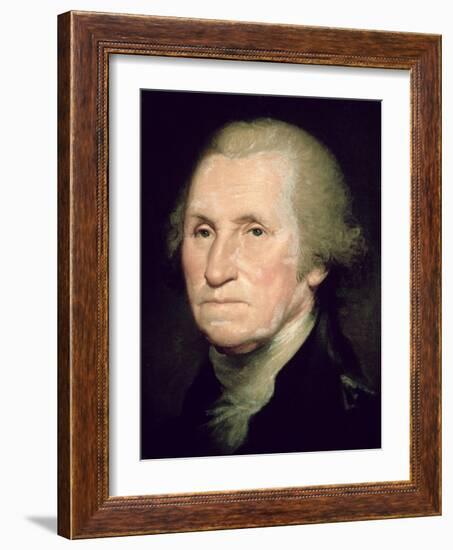 George Washington (Oil on Canvas)-Rembrandt Peale-Framed Giclee Print