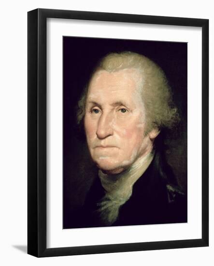 George Washington (Oil on Canvas)-Rembrandt Peale-Framed Giclee Print