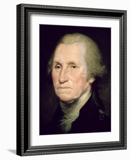 George Washington (Oil on Canvas)-Rembrandt Peale-Framed Giclee Print