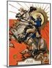 "George Washington on Horseback,"July 2, 1927-Joseph Christian Leyendecker-Mounted Giclee Print