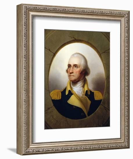 George Washington (Porthole Portrait)-Rembrandt Peale-Framed Giclee Print