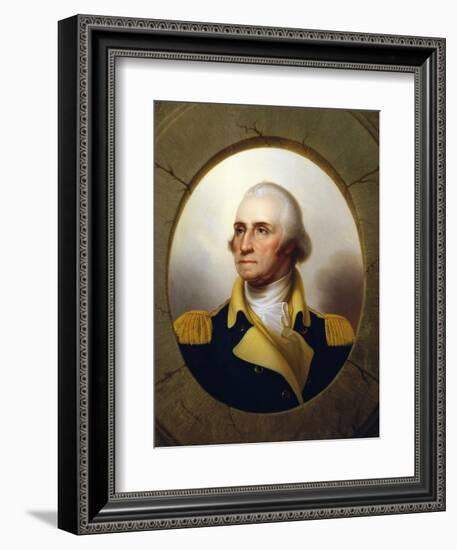 George Washington (Porthole Portrait)-Rembrandt Peale-Framed Giclee Print