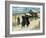 George Washington Shaking Hands-null-Framed Giclee Print