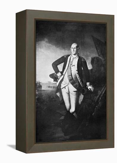 George Washington, the First President of the United States-Charles Willson Peale-Framed Premier Image Canvas