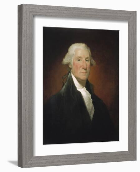 George Washington (Vaughan portrait), 1795-Gilbert Stuart-Framed Giclee Print