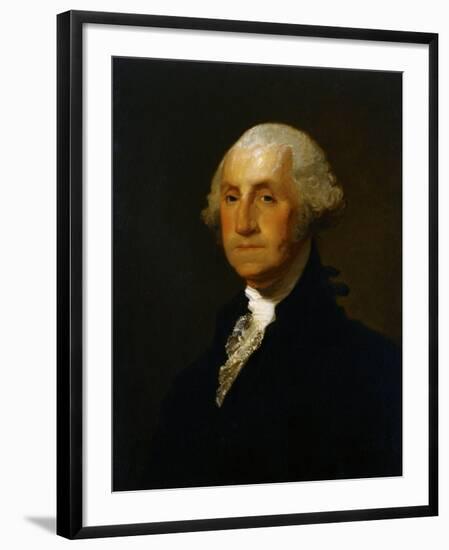 George Washington-Gilbert Stuart-Framed Art Print