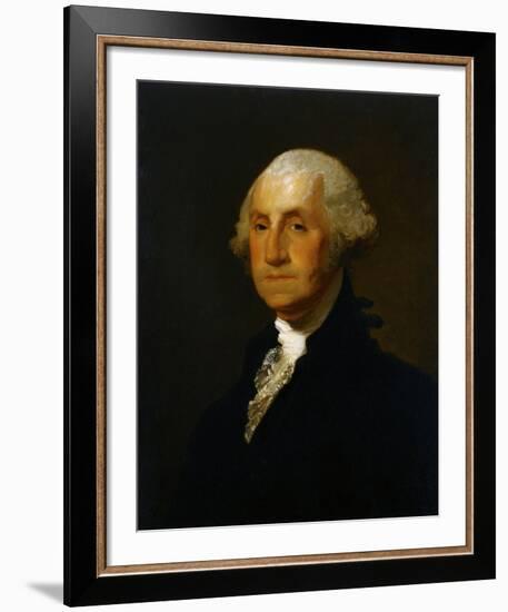 George Washington-Gilbert Stuart-Framed Art Print