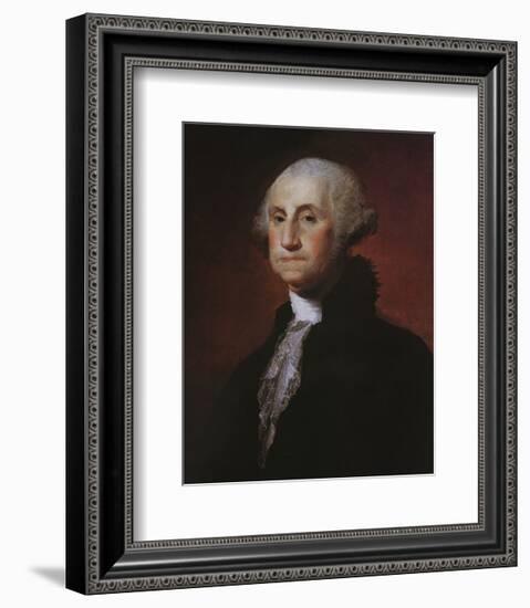 George Washington-Gilbert Stuart-Framed Art Print