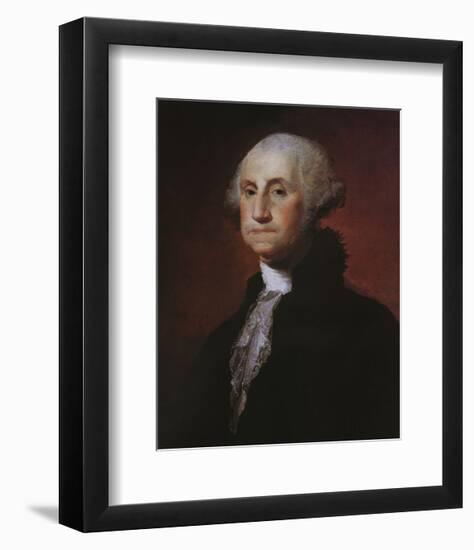 George Washington-Gilbert Stuart-Framed Art Print