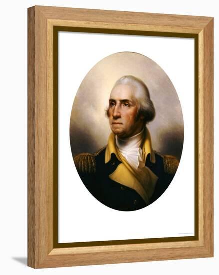 George Washington-Rembrandt Peale-Framed Premier Image Canvas