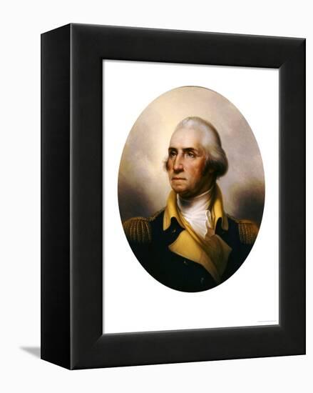 George Washington-Rembrandt Peale-Framed Premier Image Canvas