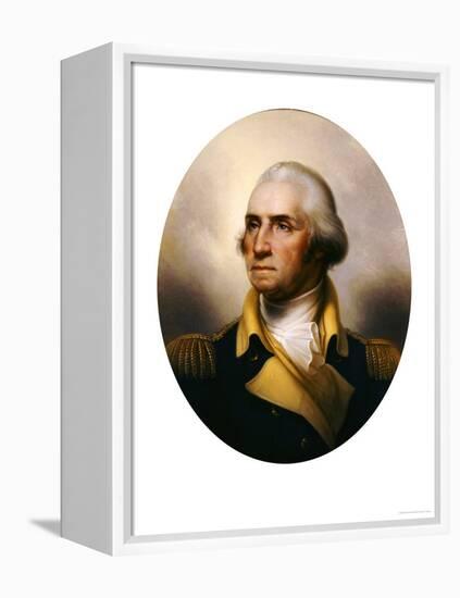 George Washington-Rembrandt Peale-Framed Premier Image Canvas