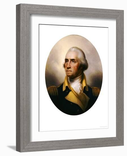 George Washington-Rembrandt Peale-Framed Giclee Print