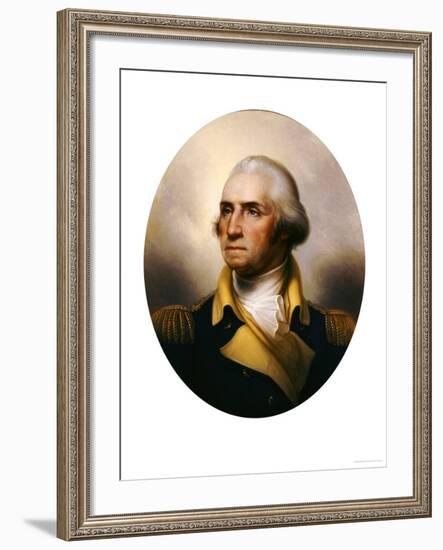 George Washington-Rembrandt Peale-Framed Giclee Print