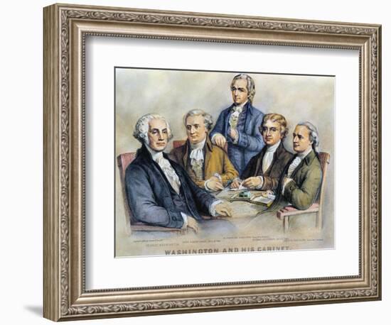 George Washington-Currier & Ives-Framed Giclee Print