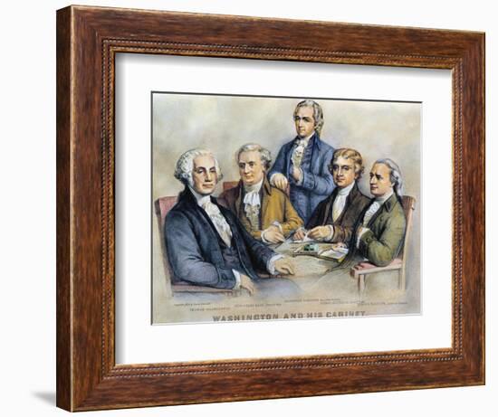 George Washington-Currier & Ives-Framed Giclee Print