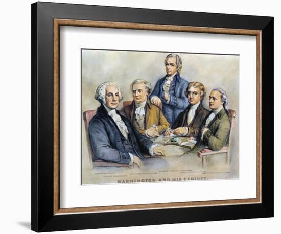 George Washington-Currier & Ives-Framed Giclee Print