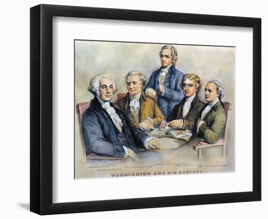 George Washington-Currier & Ives-Framed Giclee Print