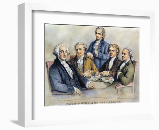 George Washington-Currier & Ives-Framed Giclee Print