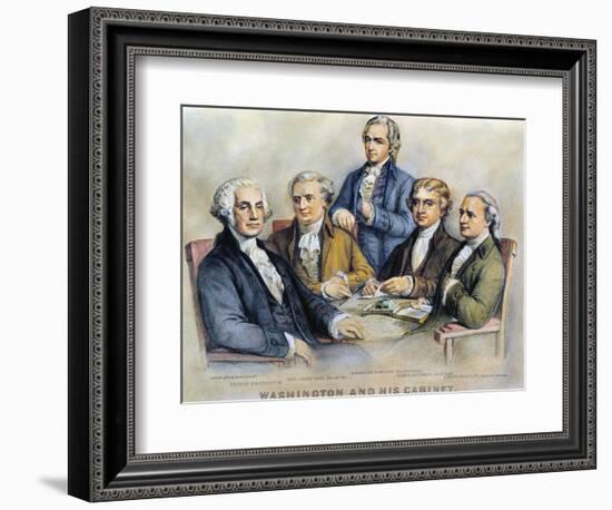 George Washington-Currier & Ives-Framed Giclee Print