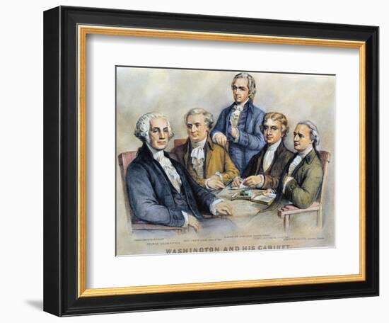 George Washington-Currier & Ives-Framed Giclee Print