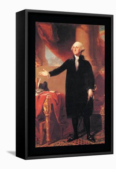 George Washington-Gilbert Stuart-Framed Stretched Canvas