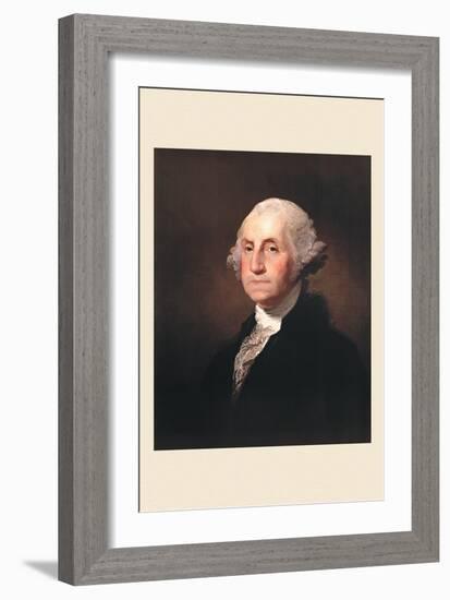 George Washington-Gilbert Stuart-Framed Art Print