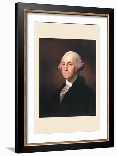 George Washington-Gilbert Stuart-Framed Art Print