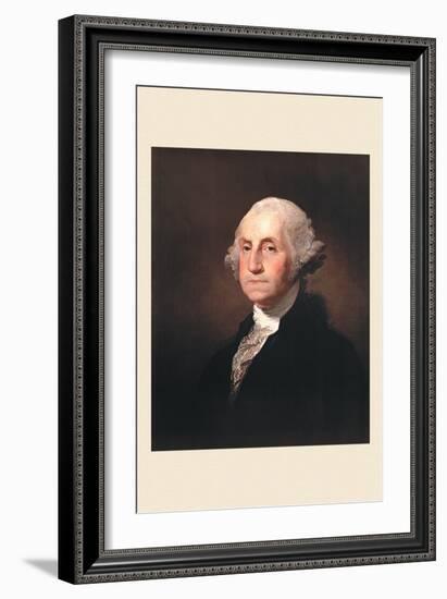 George Washington-Gilbert Stuart-Framed Art Print