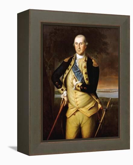 George Washington-Charles Willson Peale-Framed Premier Image Canvas