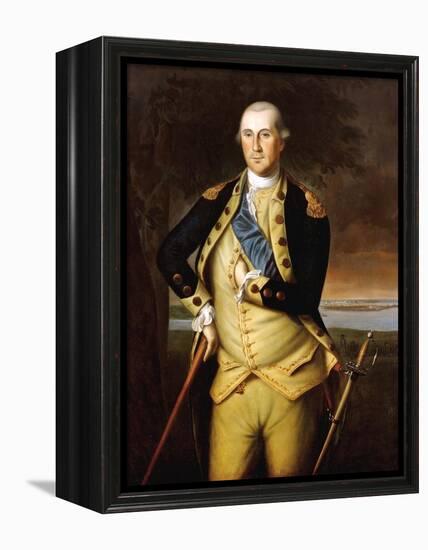 George Washington-Charles Willson Peale-Framed Premier Image Canvas