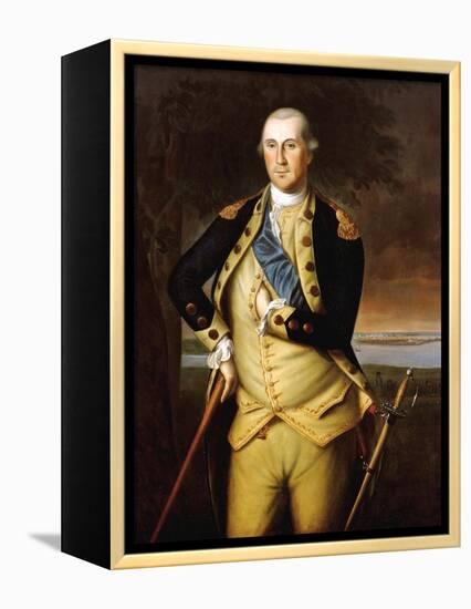 George Washington-Charles Willson Peale-Framed Premier Image Canvas